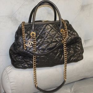 Authentic Chanel Caviar Large Shopper Satchel